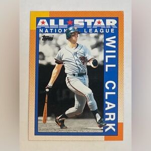 Will Clark All Star -1989  National League 1990 The Topps Company , Inc # 397